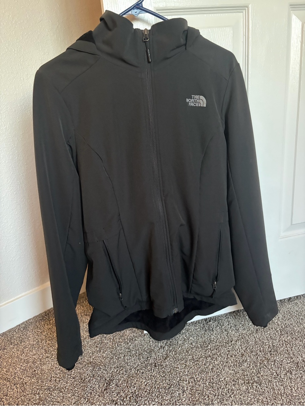 The North Face Women's Black Hooded Softshell Jacket